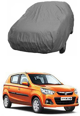 W proof Car Cover For Maruti Suzuki Alto K10 (Without Mirror Pockets)(Grey)