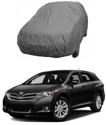 Vedika Collection Car Cover For Toyota Venza (Without Mirror Pockets)(Grey)