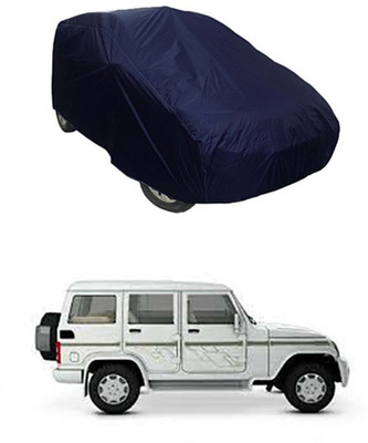 Vedika Collection Car Cover For Mahindra Bolero (Without Mirror Pockets)(Blue)