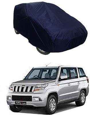 Vedika Collection Car Cover For Mahindra TUV300 (Without Mirror Pockets)(Blue)