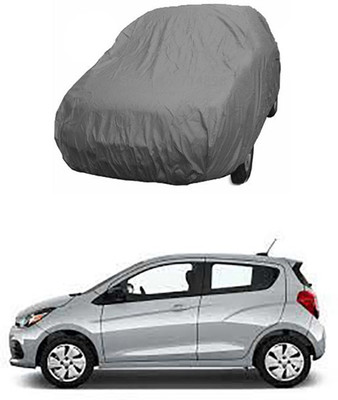 Wadhwa Creations Car Cover For Chevrolet Spark (Without Mirror Pockets)(Grey)
