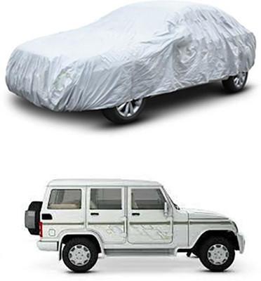 Wadhwa Creations Car Cover For Mahindra Bolero (Without Mirror Pockets)(Silver)