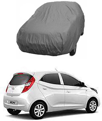 W proof Car Cover For Hyundai Eon (Without Mirror Pockets)(Grey)