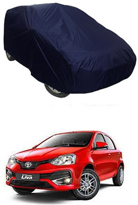 W proof Car Cover For Toyota Etios Liva (Without Mirror Pockets)(Blue)