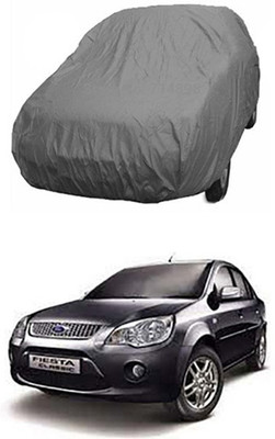 Vedika Collection Car Cover For Ford Fiesta Classic (Without Mirror Pockets)(Grey)