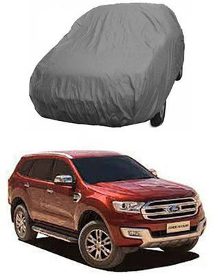 W proof Car Cover For Ford Endeavour (Without Mirror Pockets)(Grey)
