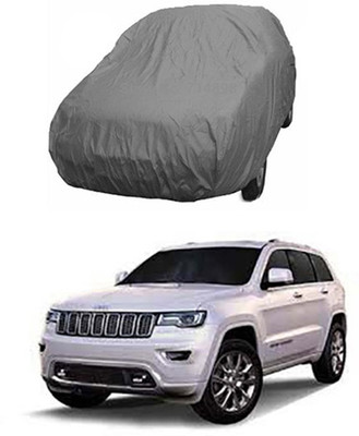 W proof Car Cover For Mahindra Jeep (Without Mirror Pockets)(Grey)