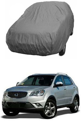 W proof Car Cover For SsangYong Korando (Without Mirror Pockets)(Grey)