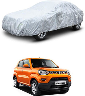 Wadhwa Creations Car Cover For Maruti Suzuki S-Presso (Without Mirror Pockets)(Silver)