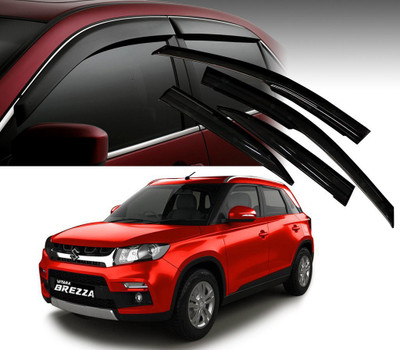 Under Auto For Non-convertibles Front, Rear Wind Deflector(Tinted Maruti Vitara Brezza ZDi)