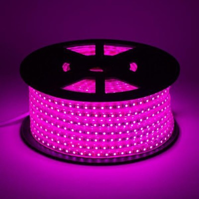 spark world 880 LEDs 10 m Pink Steady Strip Rice Lights(Pack of 1)
