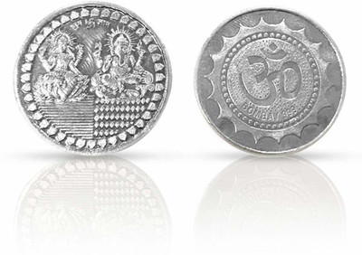 RELBEES German Silver Coin of Lakshmi Ganesha Modern Coin Collection(10 Coins)