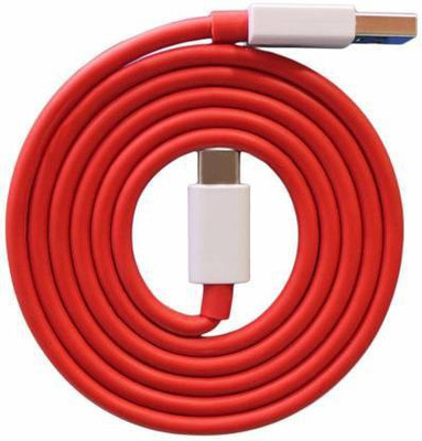 85W/6.5A SUPER FAST CHARGING Type C CABLE VOOC/DART/DASH/WARP/SUPERVOOC 1.1 m USB Type C Cable(Compatible with All Vivo, Oppo, Samsung, Gionee, Mi, Vivo, One Plus and Boat, Red)
