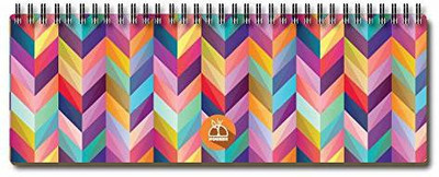 Nourish Weekly Planner Regular Planner/Organizer Ruled 50 Pages(CHEVRON)