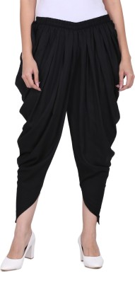 Ramp Bottoms Solid Rayon Women Harem Pants