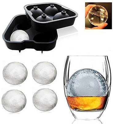 Boriva Multicolor Silicone Ice Ball Tray(Pack of1)