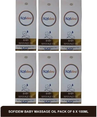 Sofidew BABY MASSAGE OIL - baby massage oil for fairness(pack of 6)100ml(100 ml)