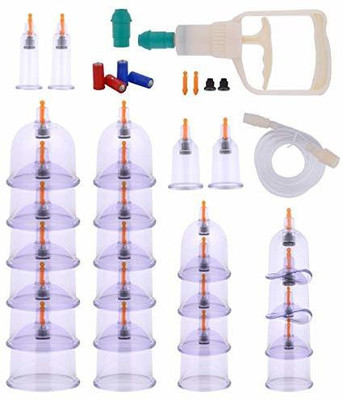 R A Products Vacuum Cupping -Pull Out Apparatus - Set of 24 Vacuum Cupping -Pull Out Apparatus - Set of 24 Massager(White)