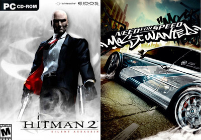 Hitman 2 & NFS Most Wanted Combo (STANDARD)(OFFLINE FULL GAME, for PC)
