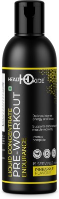 HEALTHOXIDE Pre-workout Liquid Explosive Energy Power,Supports Endurance and Muscle Recovery EAA (Essential Amino Acids)(300 ml, Pineapple)