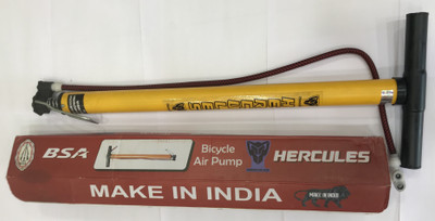 HERCULES BICYCLE AIR PUMP-YELLOW Bicycle Pump(Yellow)