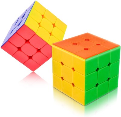 BACKGAMMON High Speed Magic Stickerless 3x3x3 Cube Rubik's Cube 3D Puzzle(1 Pieces)