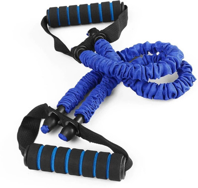 iSweven Exercise Fitness Training Dual Expandable Resistance Rope (RB2012B) Resistance Tube(Blue)