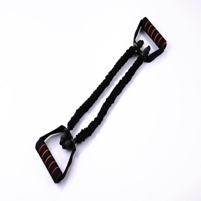 iSweven Exercise Fitness Training Dual Expandable Resistance Rope (RB2012A) Resistance Tube(Black)