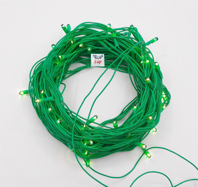 Prop It Up 50 LEDs 7.62 m Green Steady String Rice Lights(Pack of 1)