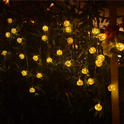 NISCO 16 LEDs 3.98 m Gold Steady Ball Rice Lights(Pack of 1)