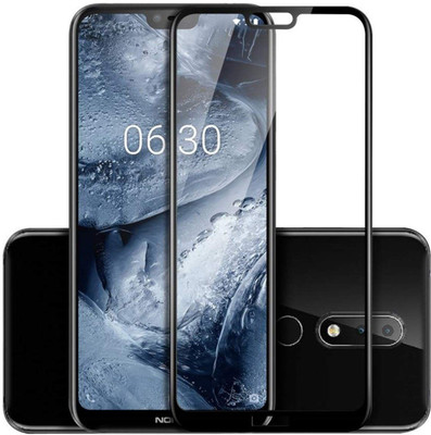 HY Edge To Edge Tempered Glass for Nokia 6.1 Plus(Pack of 1)