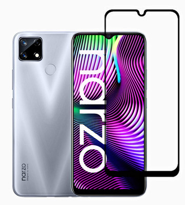 AKSHUD Edge To Edge Tempered Glass for Realme Narzo 20(Pack of 1)