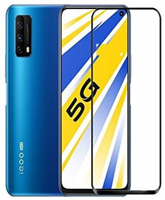 Bodoma Edge To Edge Tempered Glass for Vivo iQOO Z1x(Pack of 1)