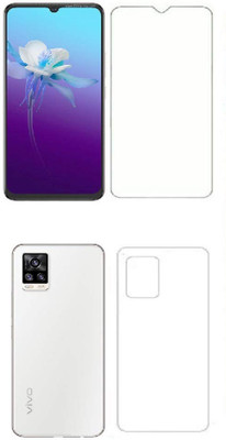 SOLIVAGANT Front and Back Screen Guard for Vivo V20(Pack of 2)