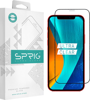 Sprig Edge To Edge Tempered Glass for Apple iPhone 12 Pro Max, iPhone 12 Pro Max, 12 Pro Max(Pack of 1)