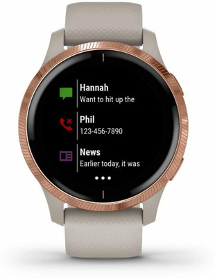 GARMIN Venu Smartwatch(Grey Strap, Regular)