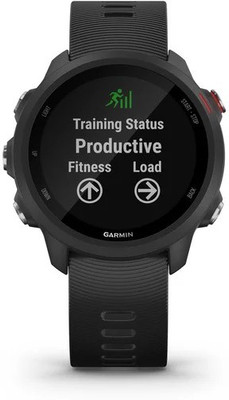 GARMIN Forerunner 245 Music Smartwatch(Black Strap, Regular)