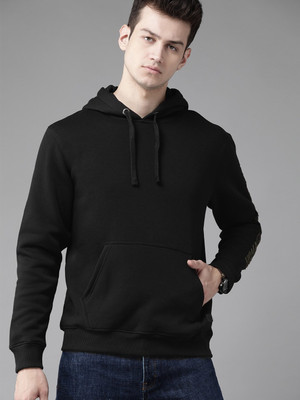 Roadster Full Sleeve Solid Men Sweatshirt