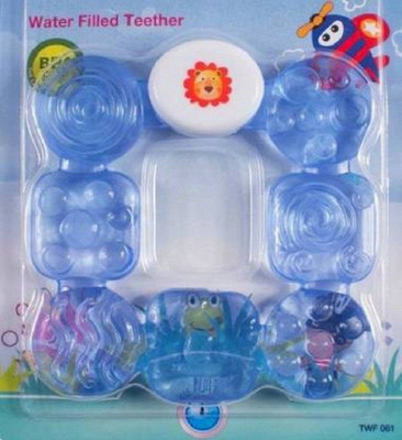 Adeka Teether or Fruit Teether/Sterilized Water Filled Teether Teether(Blue)