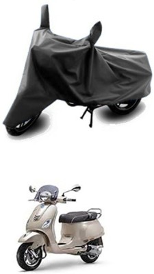 Vedika Collection Two Wheeler Cover for Piaggio(Grey)