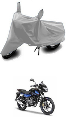 Wadhwa Creations Two Wheeler Cover for Bajaj(Pulsar 150 DTS-i, Silver)
