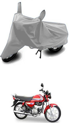 Vedika Collection Two Wheeler Cover for Hero(CD Dawn, Silver)