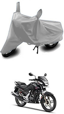 Vedika Collection Two Wheeler Cover for Hero(CBZ, Silver)