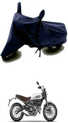 Vedika Collection Two Wheeler Cover for Ducati(Blue)