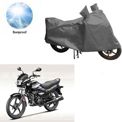 RPSENTTERPR Waterproof Two Wheeler Cover for Hero(Super Splendor, Grey)