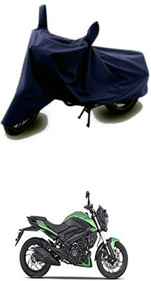 Vedika Collection Two Wheeler Cover for Bajaj(Blue)