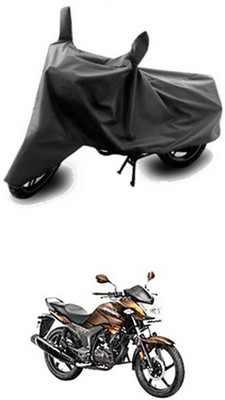 Vedika Collection Two Wheeler Cover for Hero(Hunk, Grey)