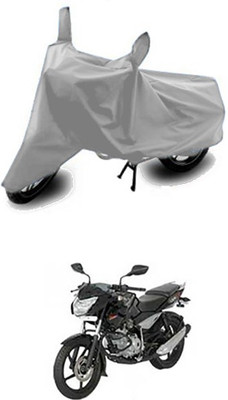 Wadhwa Creations Two Wheeler Cover for Bajaj(Pulsar 135 LS DTS-i, Silver)