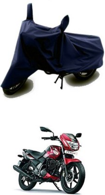 Wadhwa Creations Two Wheeler Cover for TVS(Flame, Blue)