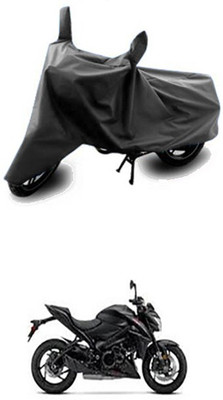 Vedika Collection Two Wheeler Cover for Suzuki(GSX, Grey)